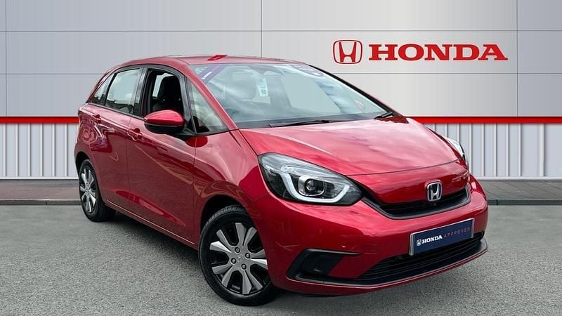Red Used 2021 Honda Jazz Hybrid Hatchback | £12,357 (Good price) - Image 1/3