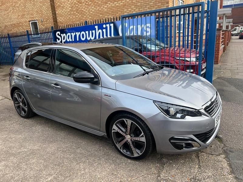 Used Peugeot 308 GT-line 120 HP (88 kW) 2016 Grey Hatchback