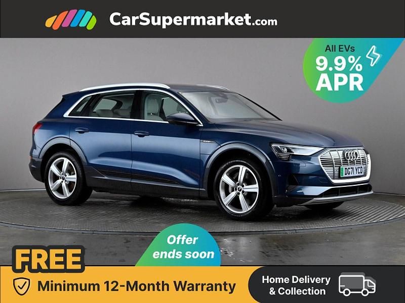 Blue Used 2021 Audi e-tron SUV | £19,676 (Fair price) - Image 1/3