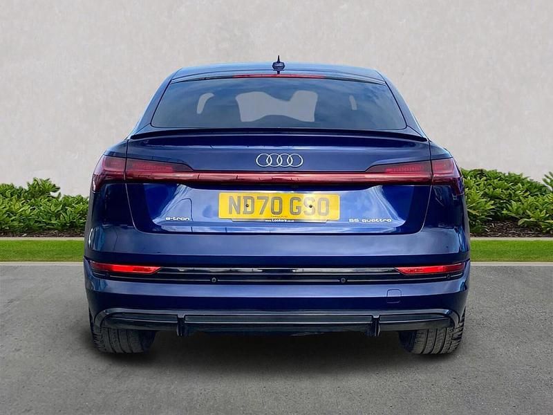 Used Audi e-tron Advanced 300 kW (408 HP) 2020 Blue SUV