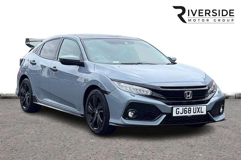 Grey Used 2018 Honda Civic Sport Plus Hatchback | £14,790 (Fair price) - Image 1/4