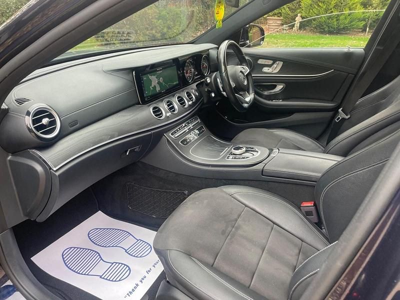 Used Mercedes E220 AMG Line Premium 2018 Blue Estate