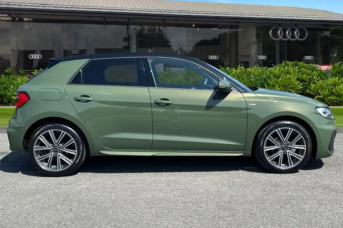 New Audi A1 Sportback S-Line 2026 Green Hatchback