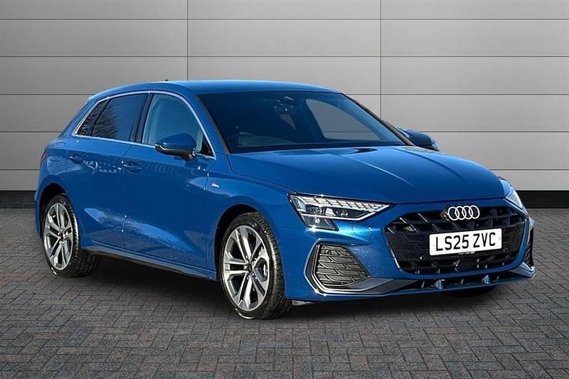 Ascari blue Used 2025 Audi A3 e-tron S-Line Hatchback | £26,722 (Super price) - Image 1/4