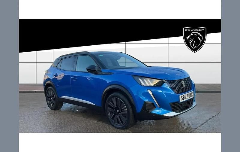 Blue Used 2023 Peugeot e-2008 Premium SUV | £14,260 (Fair price) - Image 1/4