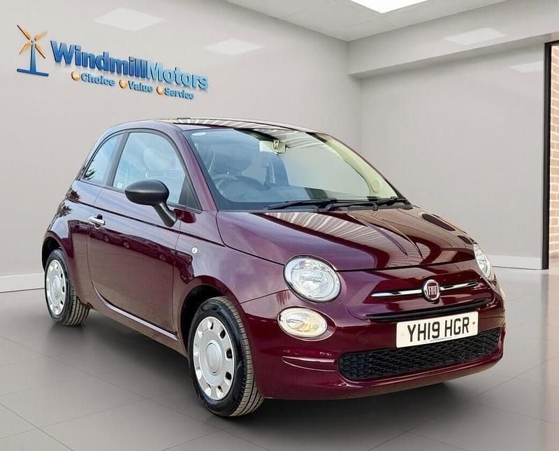 Used Fiat 500 Pop 69 HP (50 kW) 2019 Red Hatchback