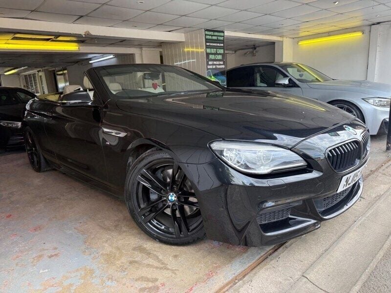Black Used 2015 BMW 640 Cabriolet M Sport Cabriolet | £16,990 (Fair price) - Image 1/4