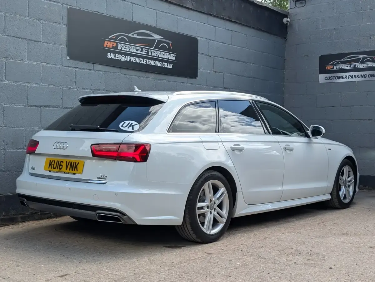 Used Audi A6 S-Line 190 HP (139 kW) 2016 White Estate