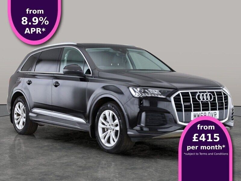 Black Used 2020 Audi Q7 Sport SUV | £27,723 (Fair price) - Image 1/3