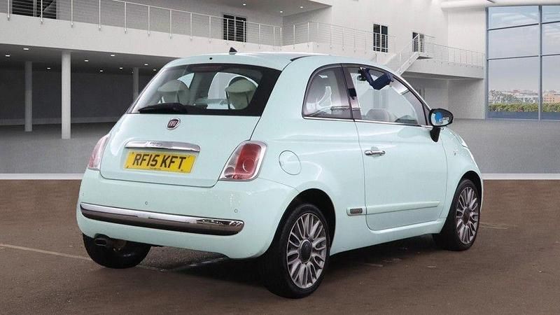 Used Fiat 500 Lounge 69 HP (50 kW) 2015 Green Hatchback