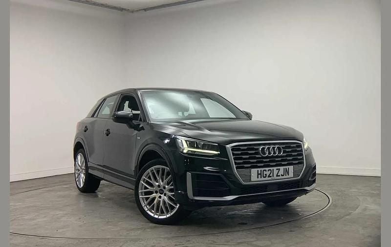 Used Audi Q2 S-Line 148 HP (108 kW) 2021 Mythos black, metallic SUV