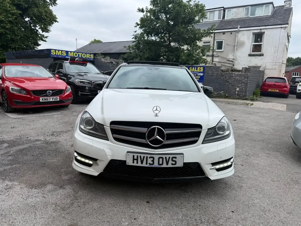 Used Mercedes C350 AMG 2013 White Sedan