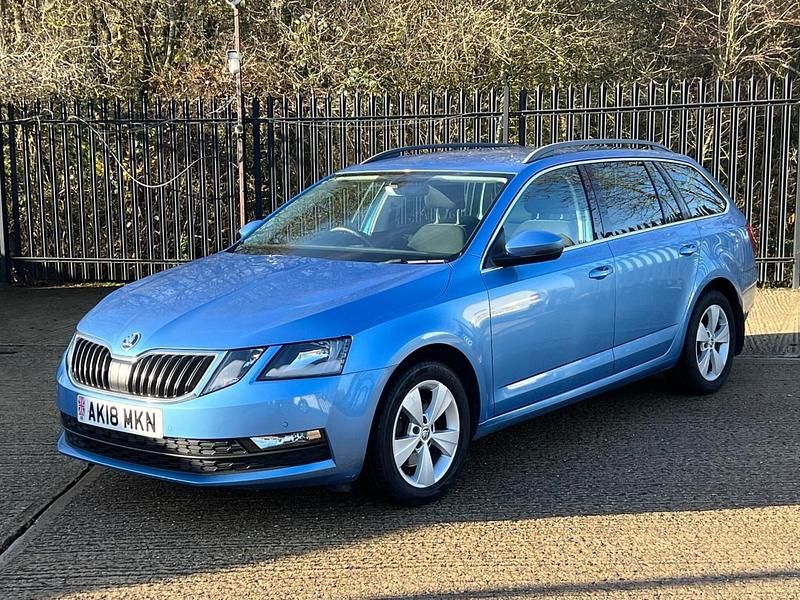 Blue Used 2018 Skoda Octavia SE Technology Estate | £7,495 (Fair price) - Image 1/3