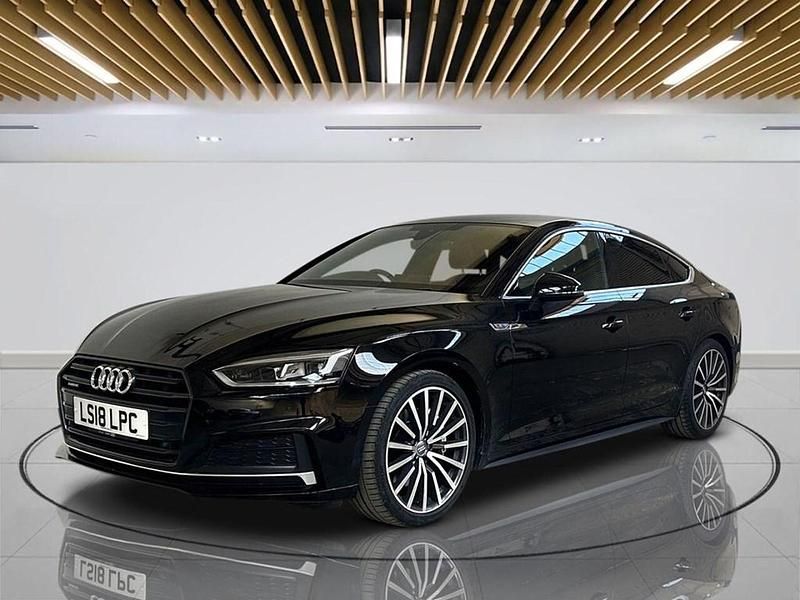 Usado Audi A5 Sportback S-Line 252 CV (185 kW) 2018 Negro Utilitario
