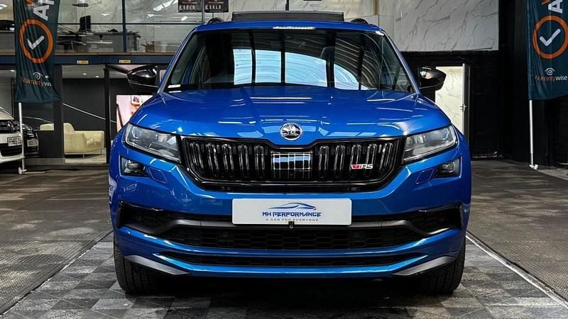 Used Skoda Kodiaq vRS 239 HP (175 kW) 2019 Blue SUV