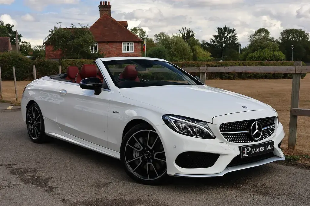 Used Mercedes C43 AMG Premium Plus 361 HP (265 kW) 2017 White Cabriolet