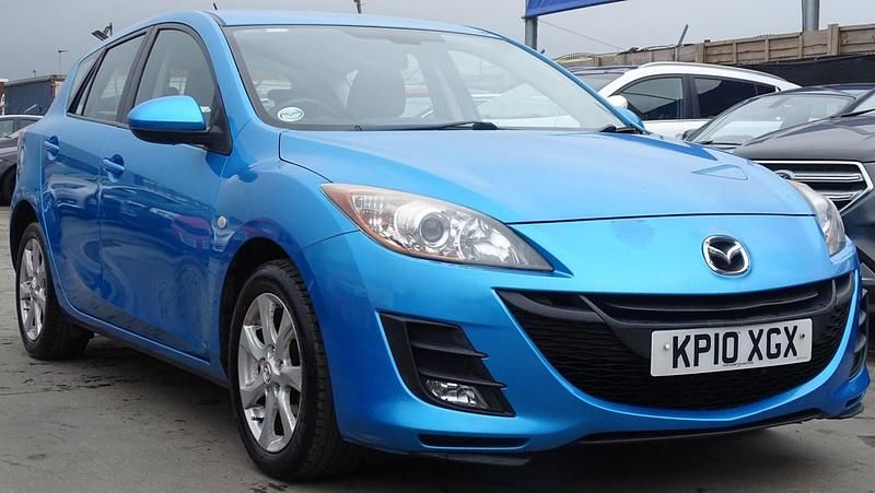 Begagnad Mazda 3 150 HK (110 kW) 2010 Blå Halvkombi