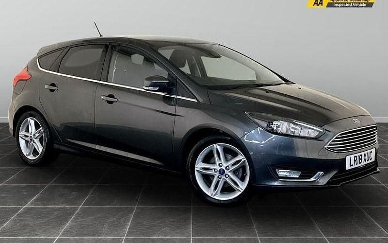 Grey Used 2017 Ford Focus Titanium Hatchback | £7,195 (Good price) - Image 1/2