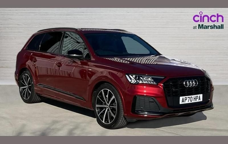 Used Audi Q7 Black Edition 231 HP (169 kW) 2020 Red SUV