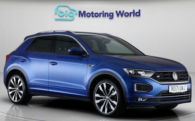 Usado VW T-Roc R-line 150 HP (110 kW) 2021 Azul SUV