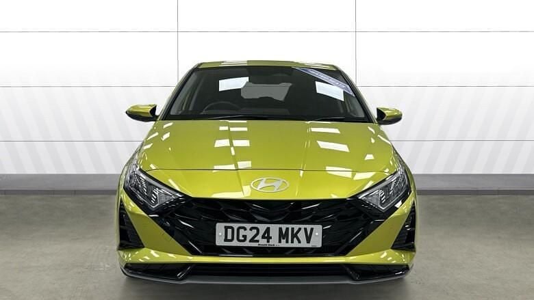 Used Hyundai i20 Ultimate 100 HP (73 kW) 2024 Yellow Hatchback