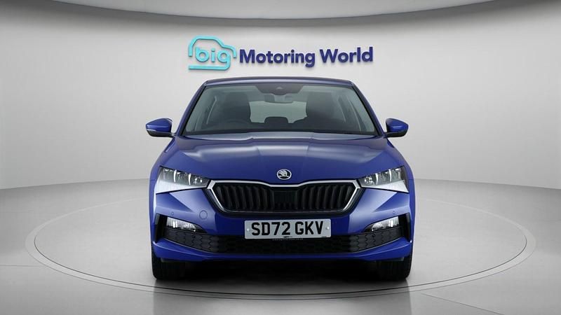 Used Skoda Scala SE Technology 109 HP (80 kW) 2022 Blue Hatchback