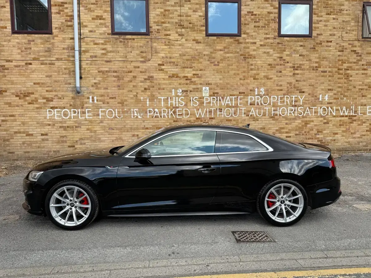 Used Audi A5 S-Line 150 HP (110 kW) 2018 Black Coupe