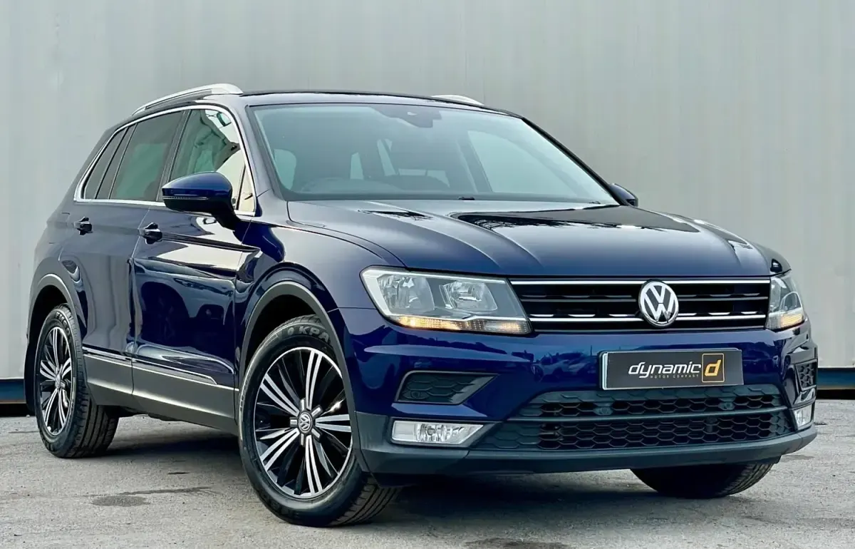 Second-hand VW Tiguan SE 150 CP (110 kW) 2017 Albastru SUV