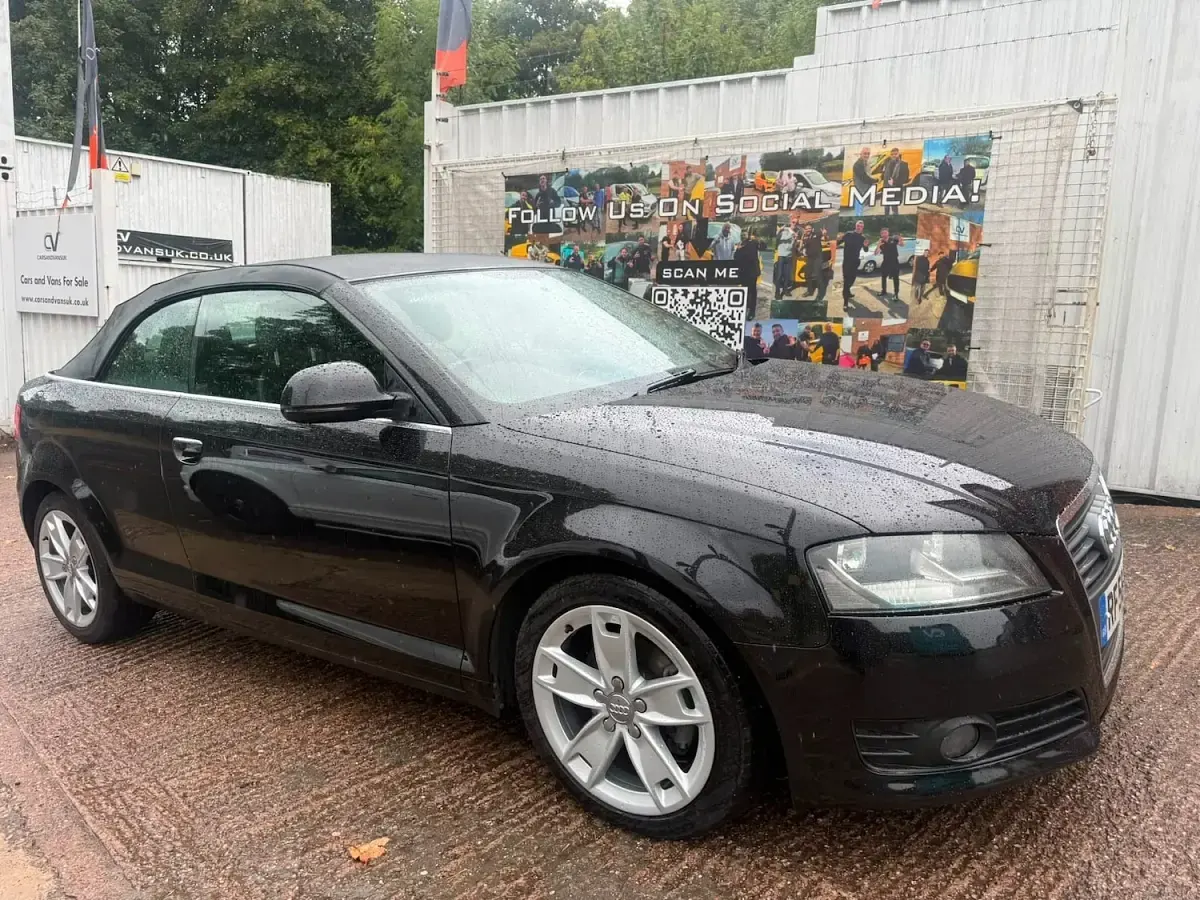 Used Audi A3 Cabriolet Sport 140 HP (102 kW) 2009 Black Cabriolet