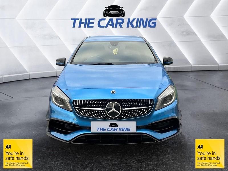 Used Mercedes A200 AMG 136 HP (100 kW) 2014 Blue Hatchback