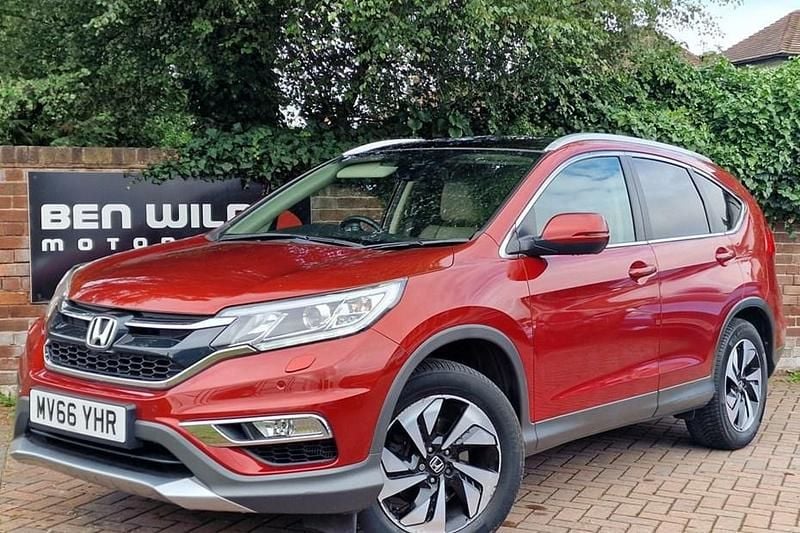 Red Used 2016 Honda CR-V EX SUV | £12,790 (Fair price) - Image 1/1