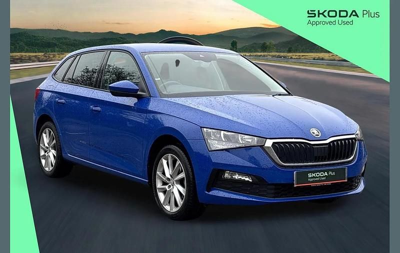 Used Skoda Scala SE L 108 HP (79 kW) 2022 Blue Hatchback