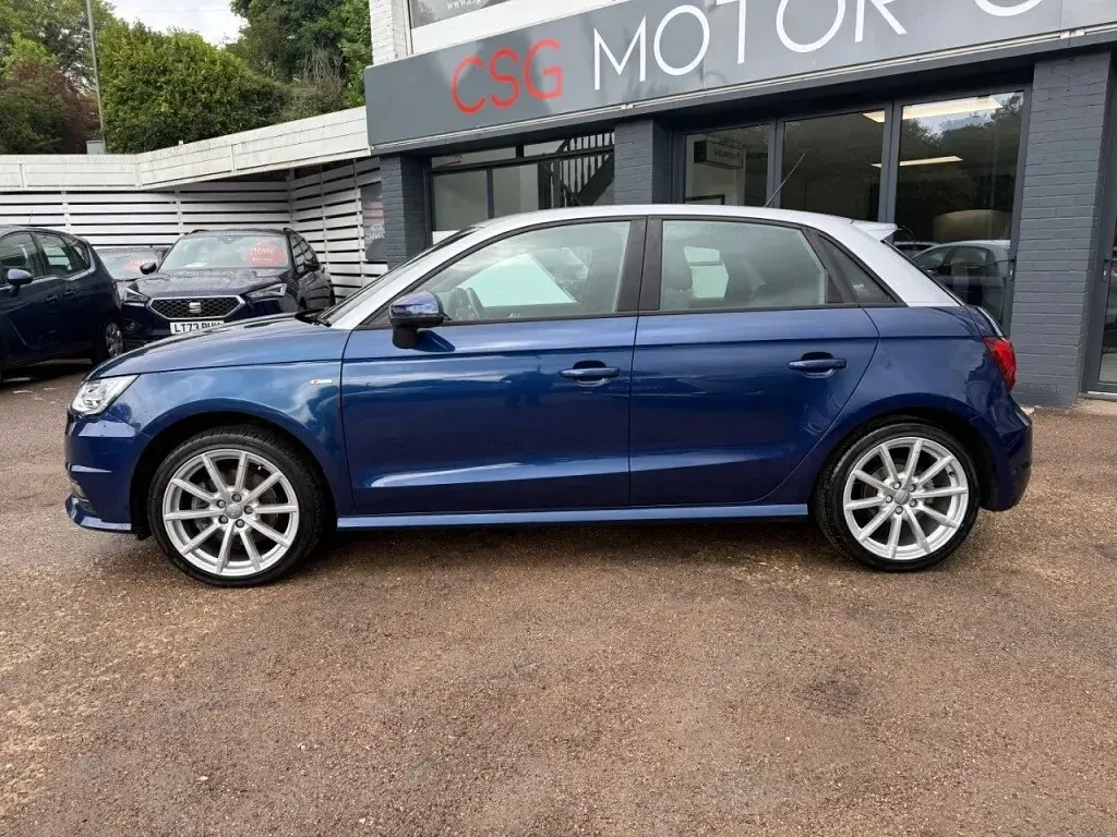 Used Audi A1 S-Line 2015 Blue Hatchback