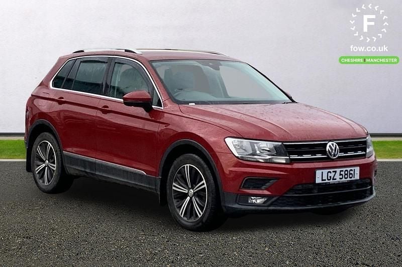 Used VW Tiguan SE 150 HP (110 kW) 2018 Red SUV