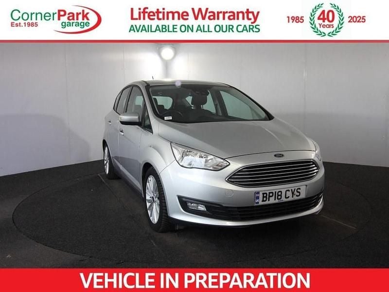 Silver Used 2018 Ford C-MAX Titanium MPV | £7,699 (Fair price) - Image 1/2