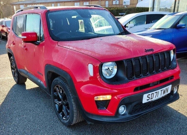 Red Used 2021 Jeep Renegade Night Eagle SUV | £13,999 (Fair price) - Image 1/4