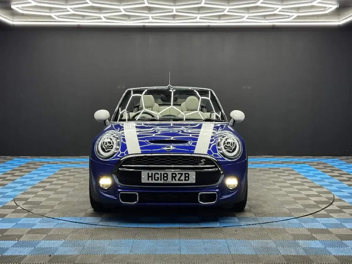 Used Mini Cooper S Cabriolet 2018 Blue Cabriolet