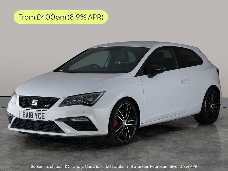 White Used 2018 Cupra Leon Coupe | £14,821 (Fair price) - Image 1/3
