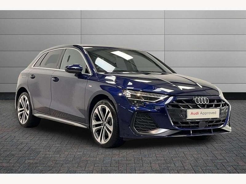 Blue Used 2025 Audi A3 e-tron S-Line Hatchback | £26,790 (Super price) - Image 1/4