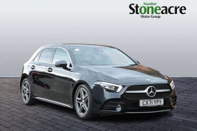 Black Used 2021 Mercedes A200 AMG line Hatchback | £18,995 (Fair price) - Image 1/4