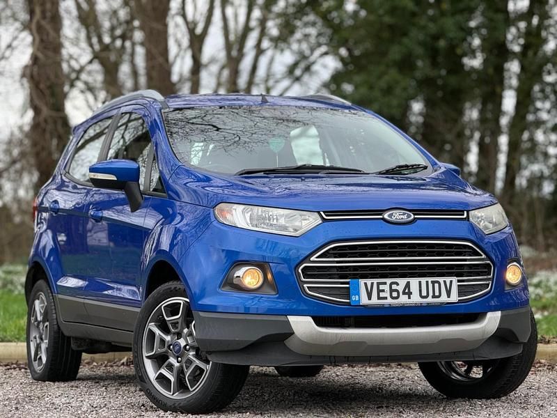 Used Ford Ecosport Titanium 125 HP (91 kW) 2015 Blue SUV