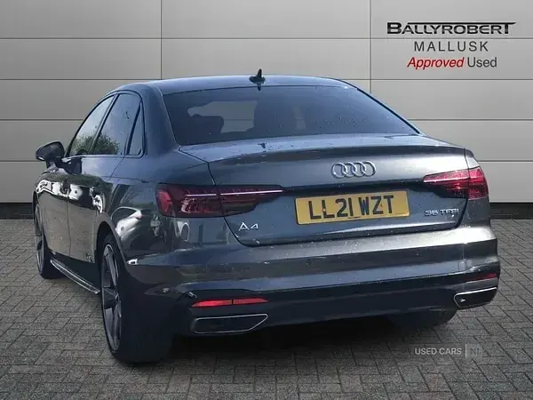 Used Audi A4 Black Edition 150 HP (110 kW) 2021 Grey Sedan