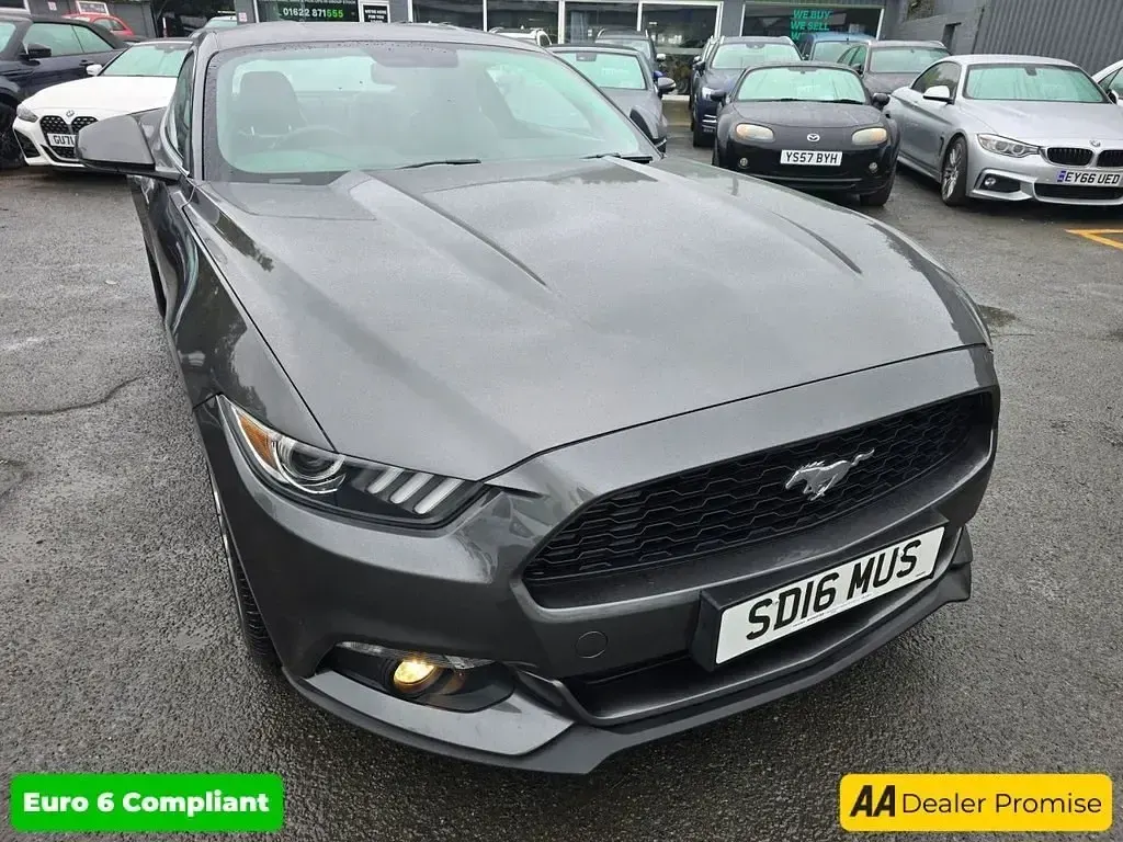 Begagnad Ford Mustang Fastback 317 HK (233 kW) 2016 Grå Sportkupé