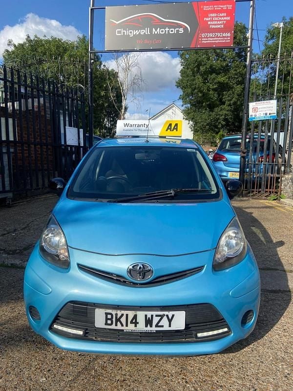 Blue Used 2014 Toyota Aygo Style Hatchback | £4,250 (Good price) - Image 1/4