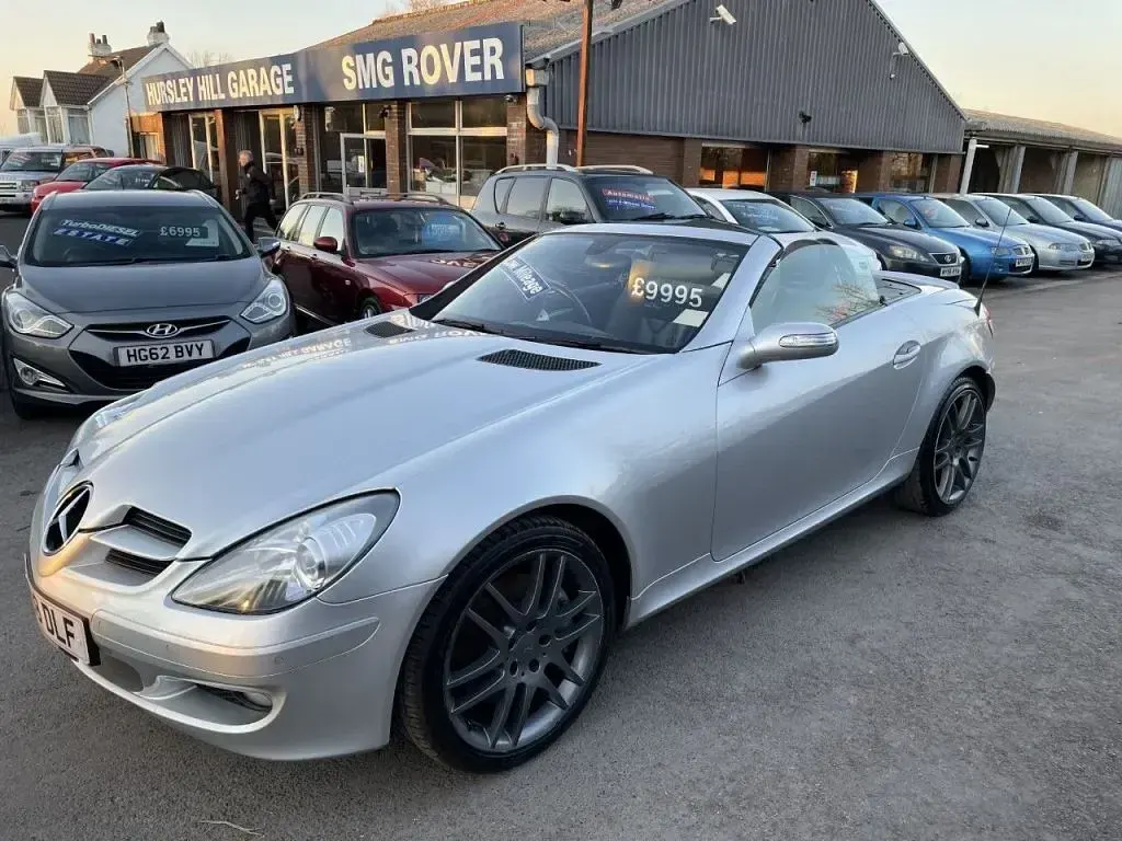 Used Mercedes SLK200 163 HP (119 kW) 2008 Silver Cabriolet