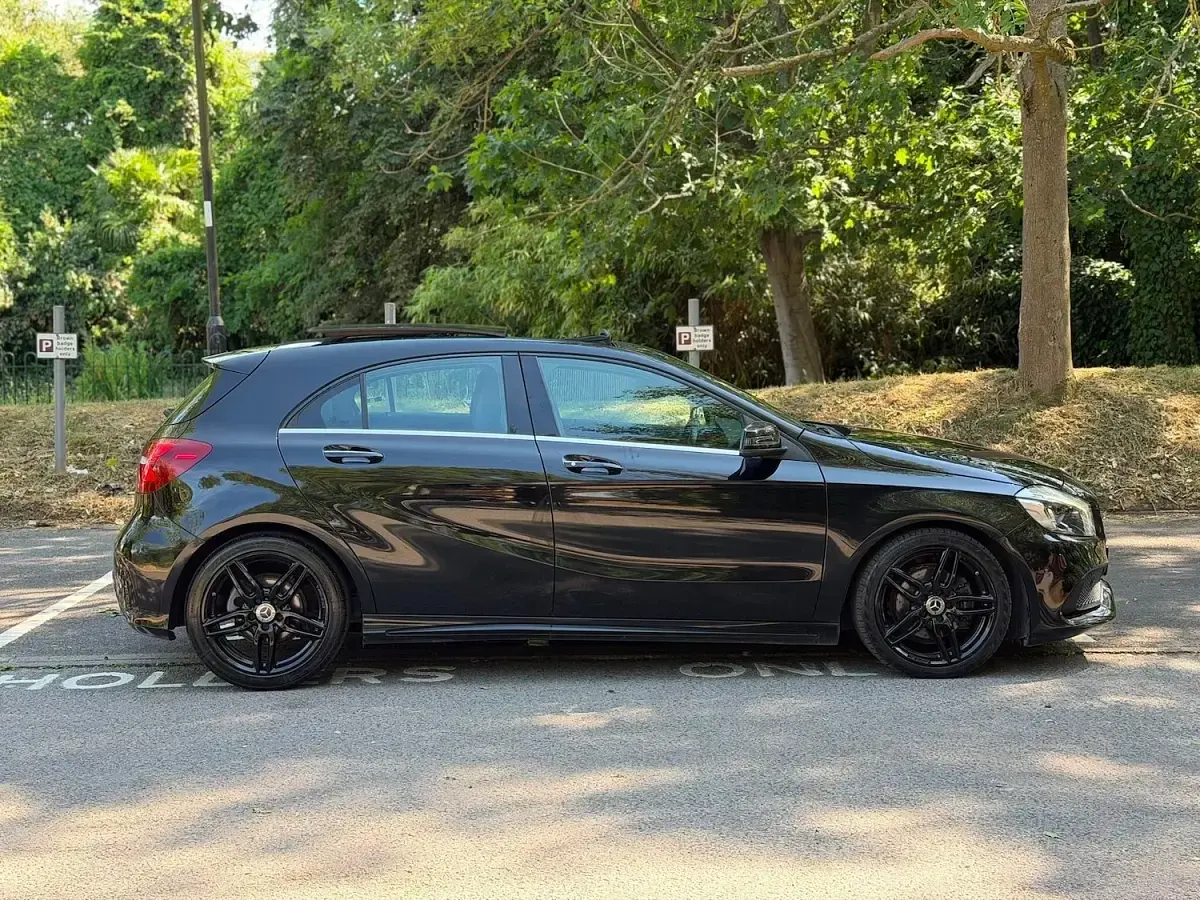 Used Mercedes A180 AMG Line Premium Plus 2018 Black Hatchback