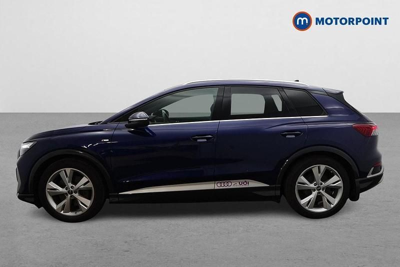 Used Audi Q4 e-tron S-Line 150 kW (204 HP) 2021 Blue SUV