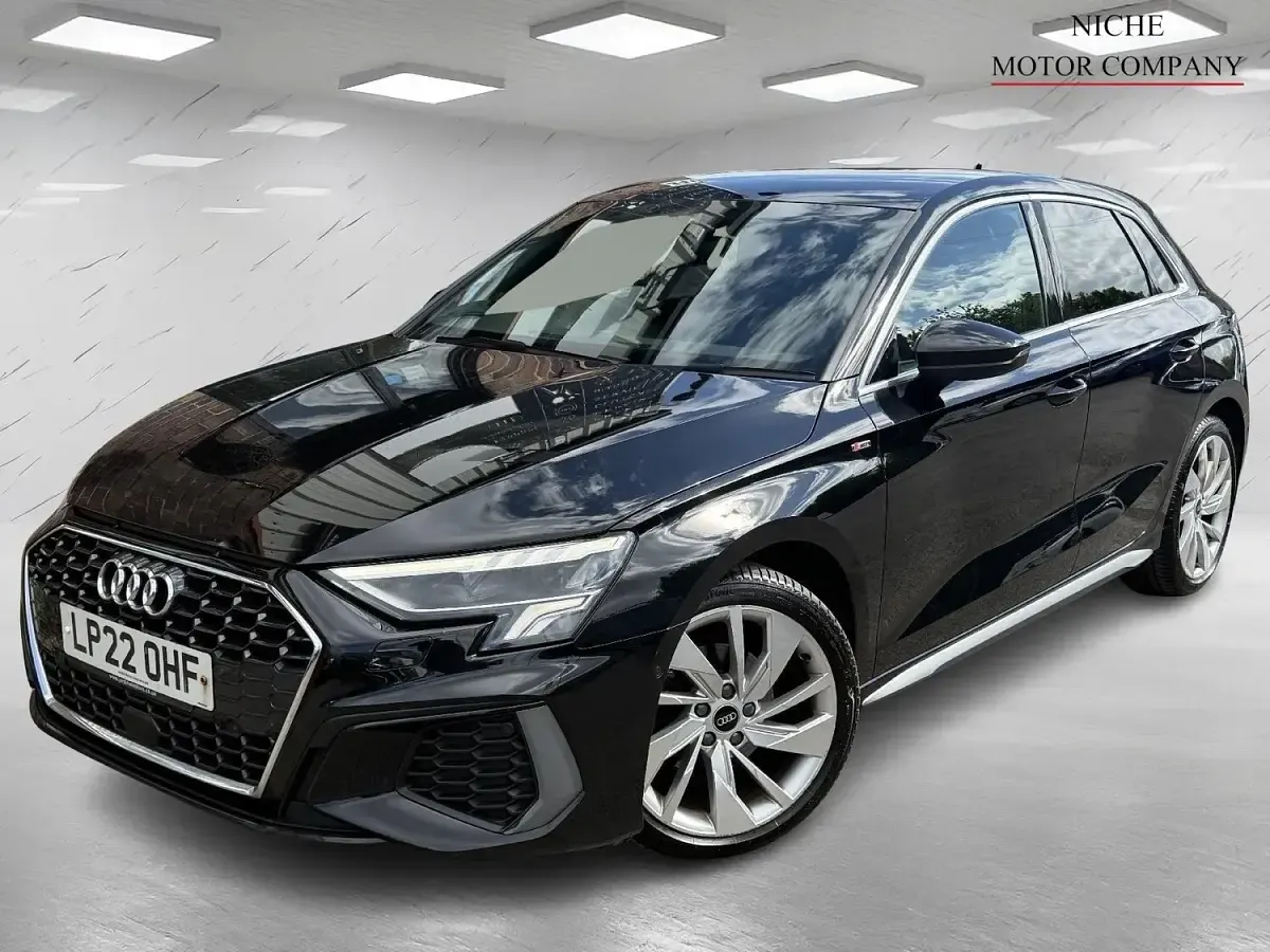 Used Audi A3 Sportback S-Line 2022 Black Hatchback