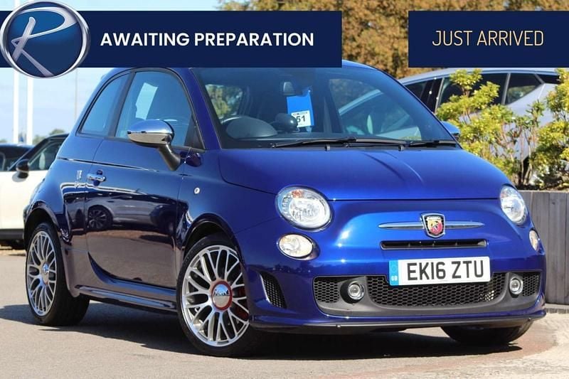 Used Abarth 500 Turismo 140 HP (102 kW) 2016 Blue Hatchback