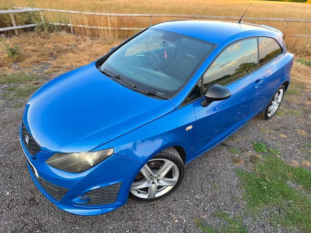 Used Seat Ibiza CUPRA 180 HP (132 kW) 2012 Blue Hatchback